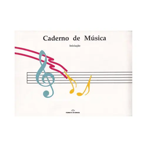 Caderno de Música - Iniciação - Horizontal