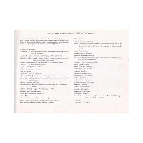 Caderno de Música - Iniciação - Horizontal