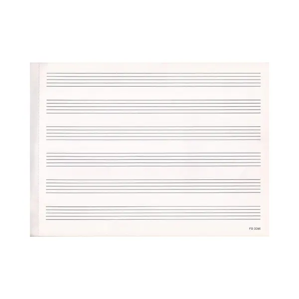 Caderno de Música - Iniciação - Horizontal
