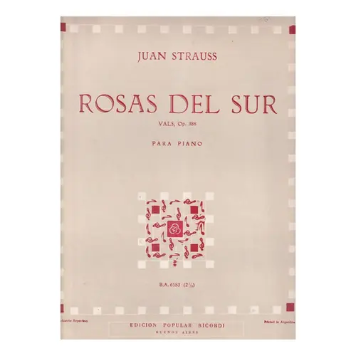 Rosas Del Sur - Op.388  (Edição Antiga)