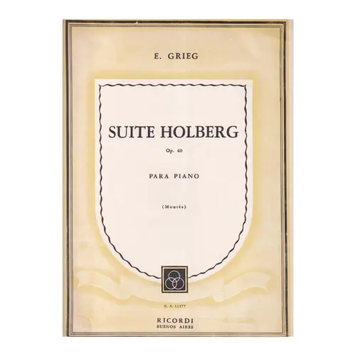Suite Holberg para piano - Op.40