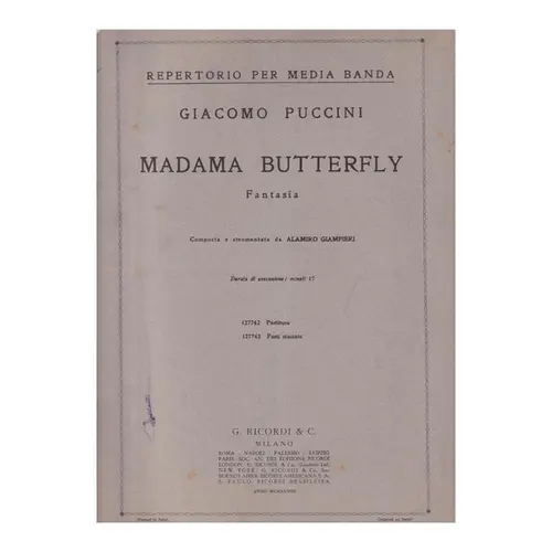 Madama Butterfly - Fantasia ( regente )