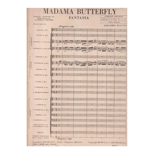 Madama Butterfly - Fantasia ( regente )