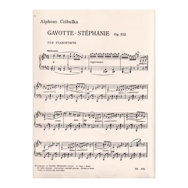 Gavotte Stephanie - Op.312