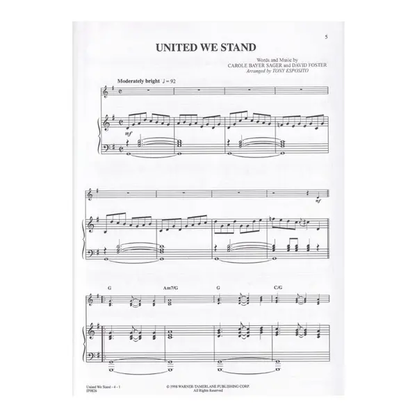 Quest for Camelot - Piano Accompaniment