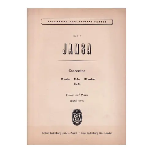 Concertino D Dur - Op.54