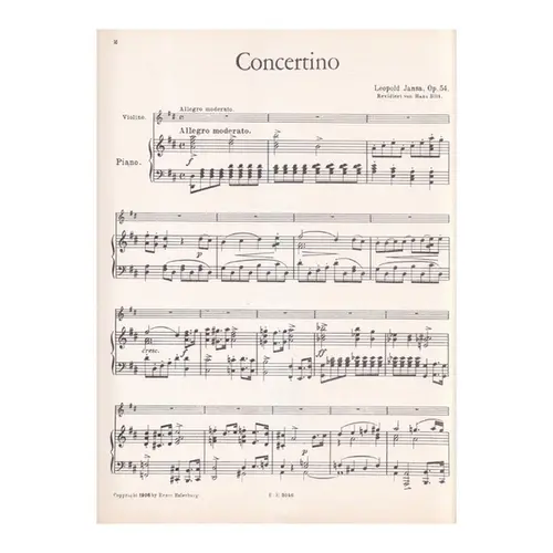 Concertino D Dur - Op.54
