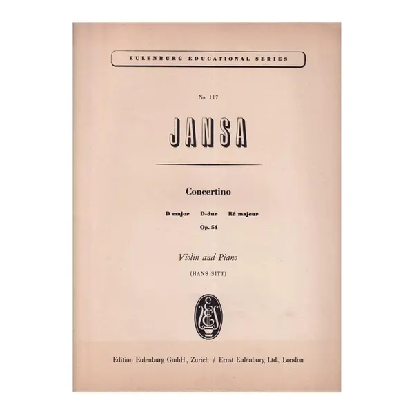 Concertino D Dur - Op.54