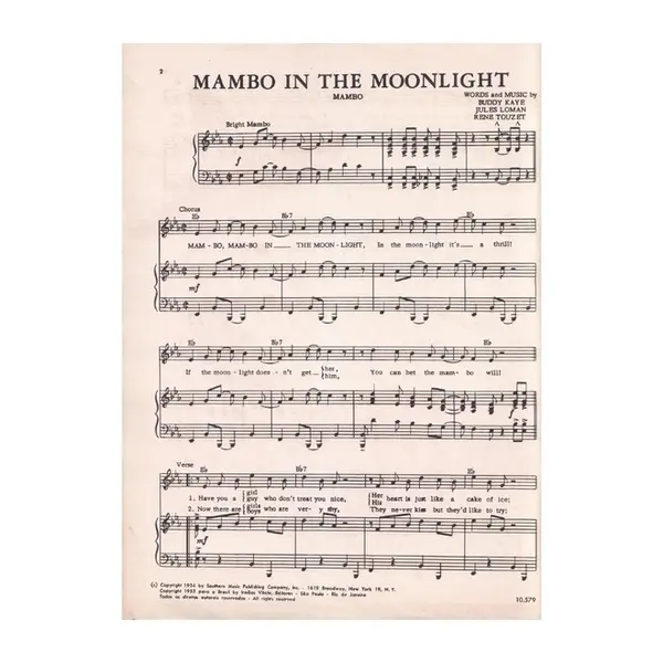 Mambo in the moonlight - Mambo
