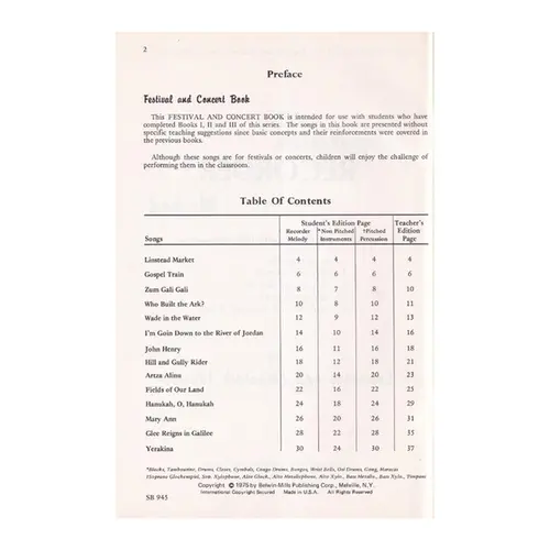 Comprehensive Recorder method - Teacher's Manual Book Four