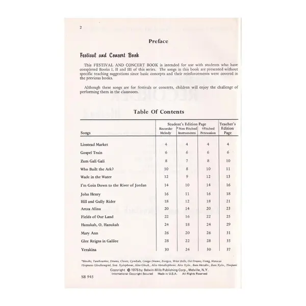 Comprehensive Recorder method - Teacher's Manual Book Four
