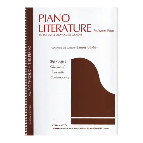 Piano Literature - Vol.4 - Advanced Grades