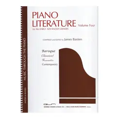 Piano Literature - Vol.4 - Advanced Grades