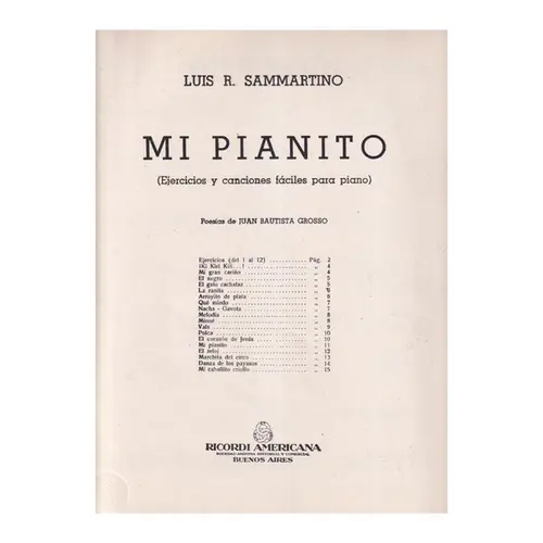 Mi Pianito  (Edição Antiga)