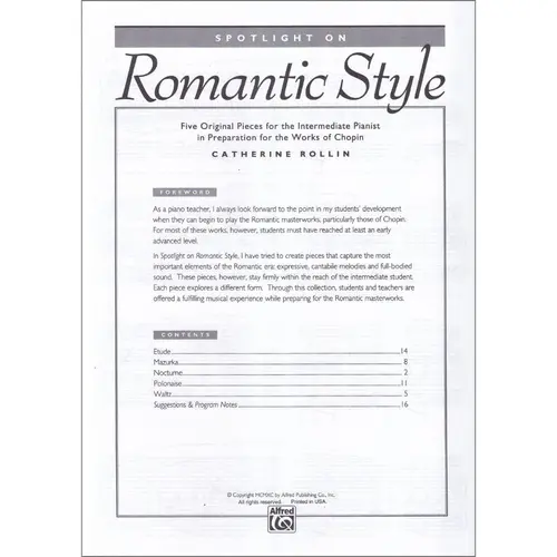 Spotlight on Romantic Style