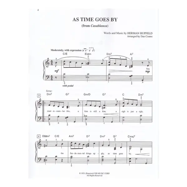 Top-Requested Movie & TV Sheet Music