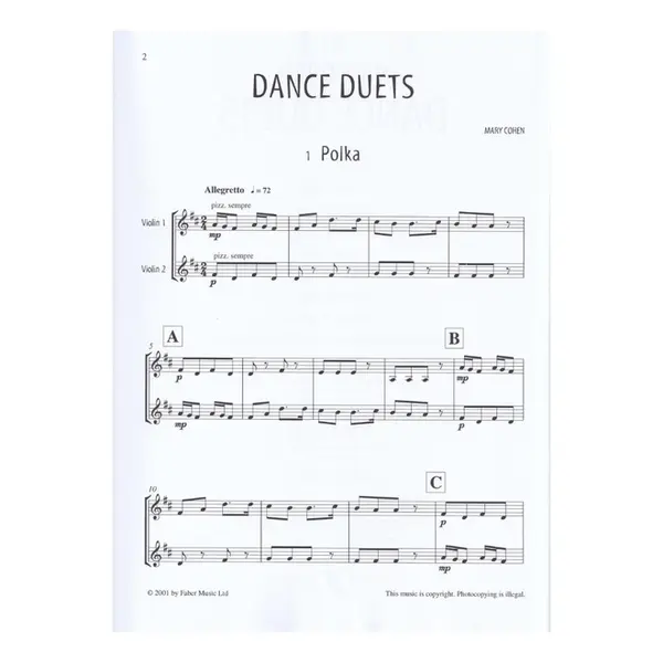 Dance Duets - Seven Easy Original Pieces for Two Violins