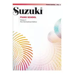 Suzuki Piano School Vol.6 - Book only