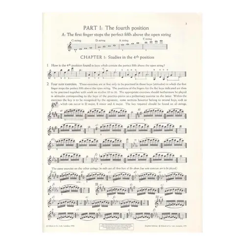 The Doflein Method - Vol.5 - The Higher Positions - Exemplar Antigo