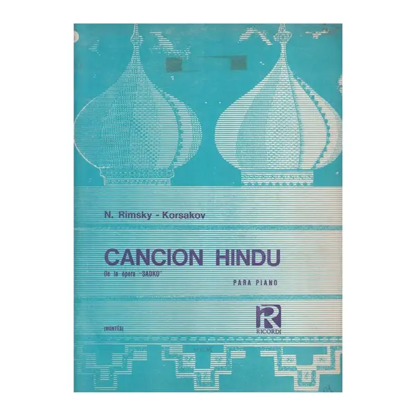 Cancion Hindu Sadko De La Opera Sadko