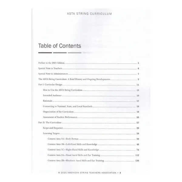 ASTA String Curriculum 2021 Edition