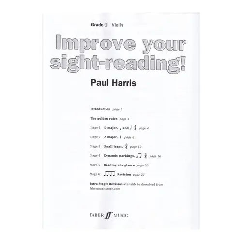 Improve Your Sight-Reading! Violin, Level 1 (New Edition)