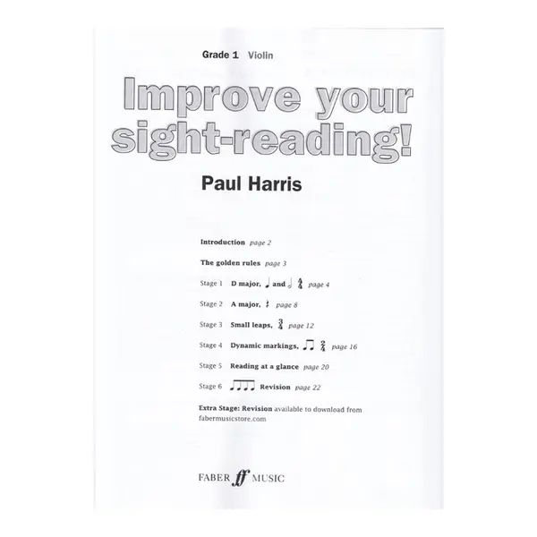 Improve Your Sight-Reading! Violin, Level 1 (New Edition)