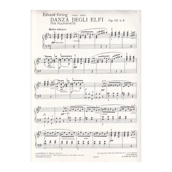 Danza Dos Elfos Op.12 N.2