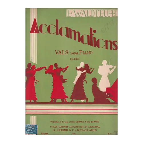 Acclamations - Valsa - Op.223  (Edição Antiga)