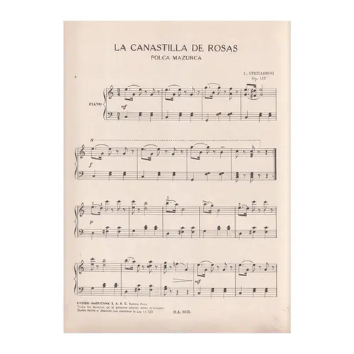 A Canastilla De Rosas  - Op.117