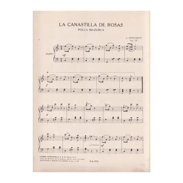 A Canastilla De Rosas  - Op.117