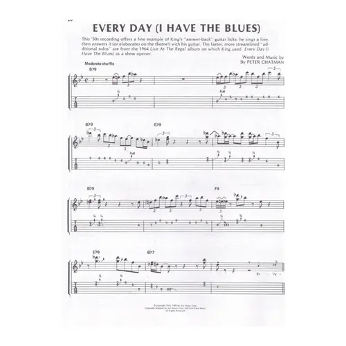 B.B KING Recorded Guitar Versions