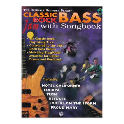 Ultimate Beginner Series Bass Jam with Songbook: Classic Rock