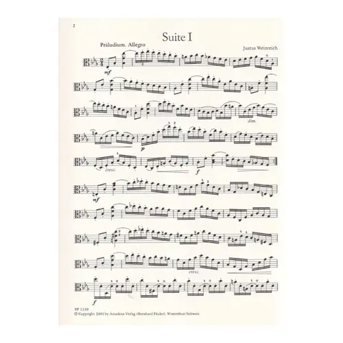 3 Suites for Viola solo