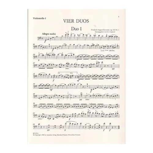 Duos op. 103 2 cellos