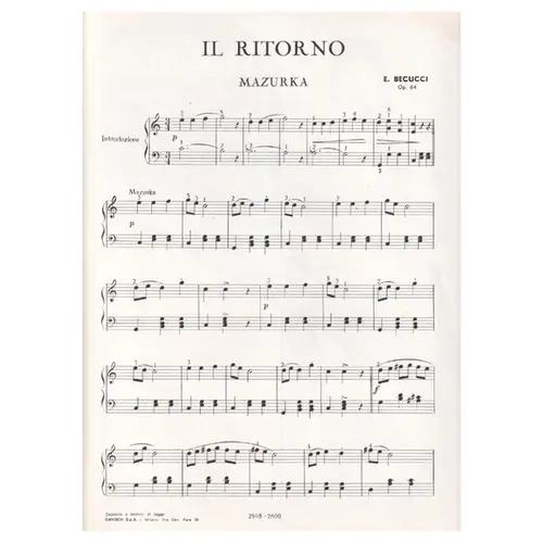 Il Ritorno (Mazurka)
