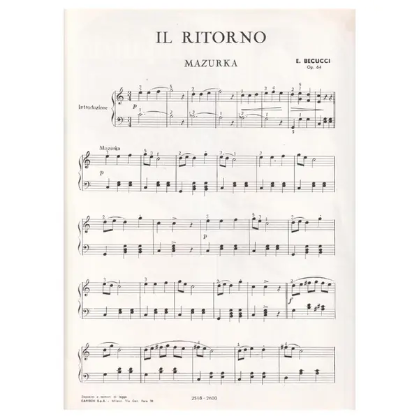 Il Ritorno (Mazurka)