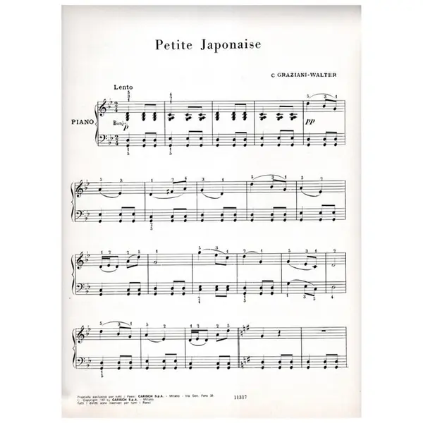 Petite Japonaise per pianoforte