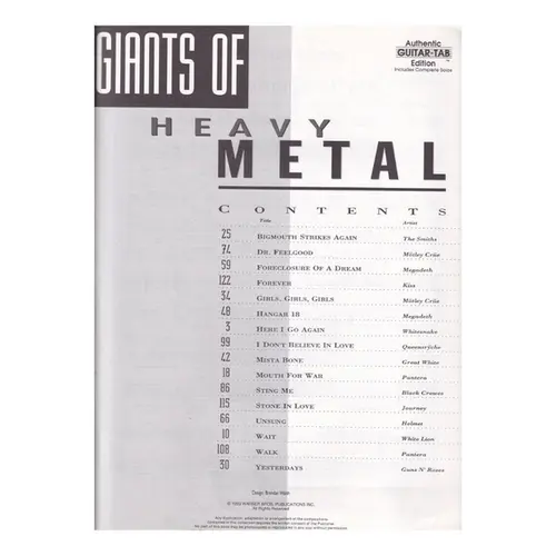 Giants Of.... Heavy Metal