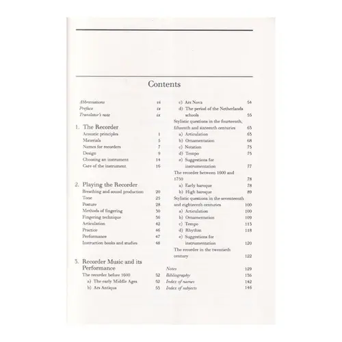 The recorder player's Handbook