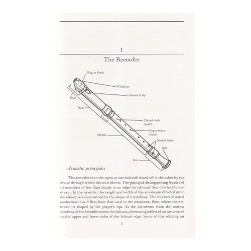 The recorder player's Handbook