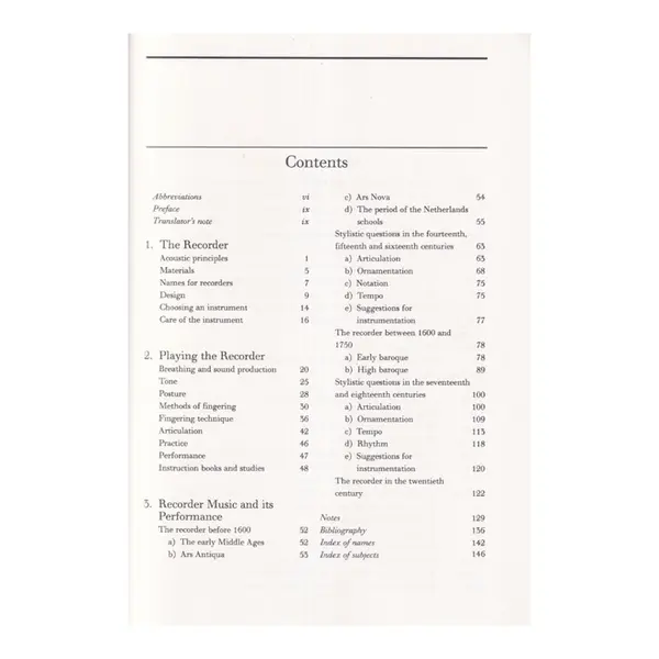 The recorder player's Handbook