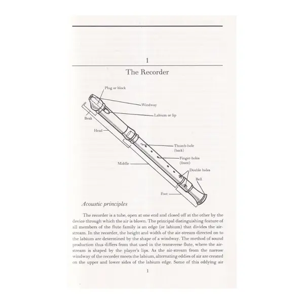 The recorder player's Handbook