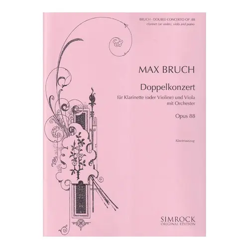 Double Concerto Op.88 for clarinet (or violin),viola and piano - Piano Reduction