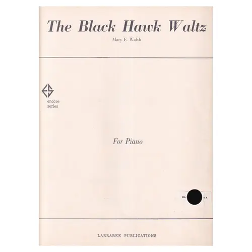 The Black Hawk Waltz for piano