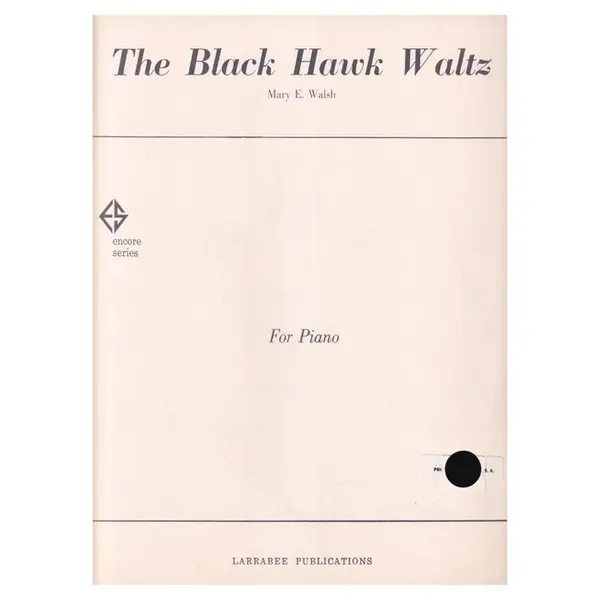 The Black Hawk Waltz for piano
