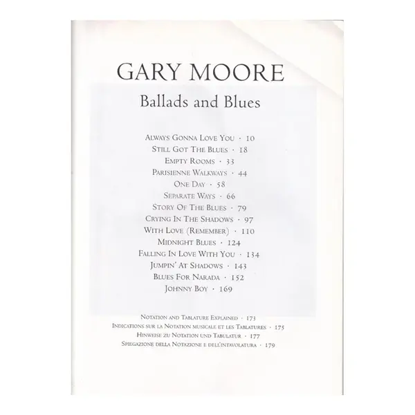 Gary Moore 1982 Ballads & Blues 1994
