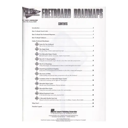Fretboard Roadmaps The Essential Guitar Patterns That All the Pros Know and Use