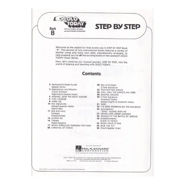 Step By Step Book B