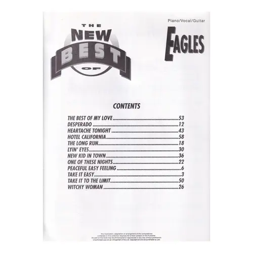 The New Best Of Eagles